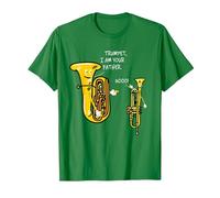 Euphonium Marching Band - Brass Orchestra - Funny Euphonium T-Shirt, Men, Kelly Green, Medium