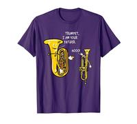 Euphonium Marching Band - Brass Orchestra - Funny Euphonium T-Shirt, Men, Purple, Medium