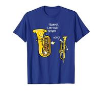 Euphonium Marching Band - Brass Orchestra - Funny Euphonium T-Shirt, Men, Royal Blue, Medium
