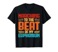 Euphonium Marching The Beat Baritone Marching Band T-Shirt