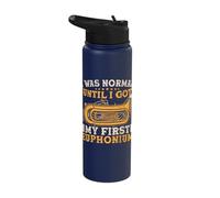 Euphonium Normal I Got My First Baritone Marching Band Stainless Steel Insulated Water Bottle
