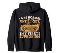 Euphonium Normal I Got My First Baritone Marching Band Zip Hoodie
