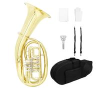 Euphonium Sets B Flat Major Four Key Flat Bass Euphonium Brass Instrument Beginner Practice Gold