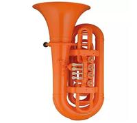 Euphonium Sets Tuba Euphonium Brass Instrument B Flat Key Plastic Beginner Graded Exam Professional Performance(Orange)