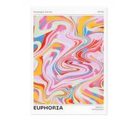 Euphoria Aura Poster, Inspirational Quotes Print, Affirmations Quote Colourful Home Decor, Motivational Bedroom Wall Art, Archival Matte, A5 (Print Only) - 21x14.8cm