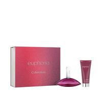 Euphoria by Calvin Klein for Women - 2 Pc Gift Set 3.4oz EDP Spray, 3.4oz Sensual Skin Lotion