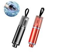 Eupneicu 2 in 1 Portable Car Safety Hammer, Car Seat Belt, Window Breaker and Seat Belt Cutter for Cars, Buses and Other Vehicles [Black + Red]