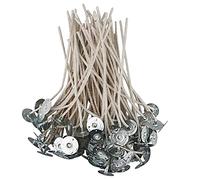 EUPNHY CD Series Candle Wicks for Soy Candles,100pcs CD 12 6" Pretabbed Wicks,Cotton & Paper Wicks for Candle Making.