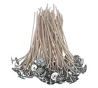 EUPNHY CD Series Candle Wicks for Soy Candles,100pcs CD 14 6" Pretabbed Wicks,Cotton & Paper Wicks for Candle Making.