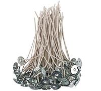 EUPNHY CD Series Candle Wicks for Soy Candles,100pcs CD 8 6" Pretabbed Wicks,Cotton & Paper Wicks for Candle Making.