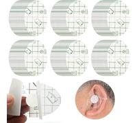 EUPSIIU 120 Pcs Waterproof Ear Stickers Ear Covers, Ear Plugs Set with Waterproof Cotton Ear Protective Ear Protectors, Disposable Ear Stickers for Shower Swimming Surfing Snorkeling (120 Pieces)
