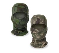 EUPSIIU 2 Pieces Mens Camouflage Balaclava Camouflage Balaclava Ski Face Mask Windproof Face Mask Full Face for Sports Hunting Cycling Motocycling Breathable Hood Ninja Headwear (2 Colors)