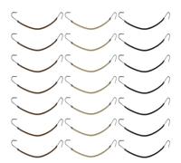 EUPSIIU 21 Elastic Hook Hair Tie, Ponytail Hooks, Hair Clips, Bungee Hair Ties, Rubber Bands with Hooks, Hair Bungee Cords, Ponytail Holders, Hair Accessories for All Hair Types (Multicolor)