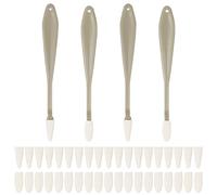 EUPSIIU 4 PCS Sketch Wiper, Erase Sponge Wiper Pencils, Paper Art Blenders Sketch, Sketch Trimmer, Kneaded Eraser, Sketch Drawing Tools with 40 Sponge Heads, for Painting (Green)