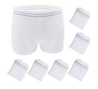 EUPSIIU 6 Pack Incontinence Pants,High Density Mesh Disposable Net Pants for Incontinence Pads for Women, Breathable Incontinence Net Knickers for Maternity Incontinence Daily Travel (White)