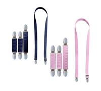 EUPSIIU 8 Pcs Mitten Clips Stretchable, Hat Clip, Glove Clips with Elastic Straps, Strong Glove Clips Kids Elastic Mitten Clips for School, Playing in the Snow, Cold Winter Days (Pink, Blue)