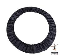 EUPXRHY Mini Trampoline Spring Cover, 36-60inch, Black, 81cm(32inch), 3-Layer Thickened & 22cm Widened, UV & Tear Resistant, Easy To Install, For Indoor Use, Children and Parents/Guardians