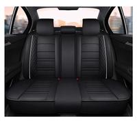 EUQIXMR Car Seat Cover For Focus For Transit For Puma Ka For Fiesta S Max For Ranger For Mondeo Mk4 For Edge Waterproof Leather Seat Cushion(Black White)