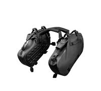EUQIXMR for Universal Pannier Waterproof Motorcycle Bag 18L 28L 48L Saddle Side Bag(Black,48L)