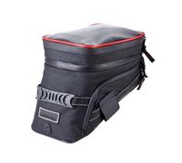 EUQIXMR Gas Oil Fuel Tank Saddlebag Quick Release Strap Mount Bag with Reflective Strap Universal for Most Motorcycle(RED)