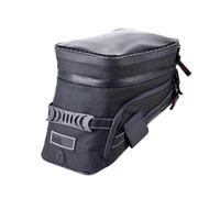 EUQIXMR Gas Oil Fuel Tank Saddlebag Quick Release Strap Mount Bag with Reflective Strap Universal for Most Motorcycle(Black)