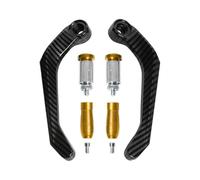 EUQIXMR Hand Guards Shield for Benelli Universal Motorcycle Handlebar Brake Clutch Lever Protector Waterproof Handguard(Gold)