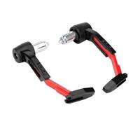 EUQIXMR Hand Guards Shield for Scooter ATV Mountain Bike Hand Guard Motorcycle Handlebar Protectors for Brake and Clutch Levers -Falling Protection(RED)
