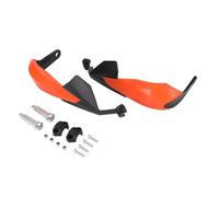 EUQIXMR Hand Guards Shield for Suzuki Universal Motorcycle HandGuard Hand Guard Handle Protector Shield Windproof(Orange)