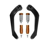 EUQIXMR Hand Guards Shield Universal Motorcycle Handlebar Brake Clutch Lever Protector Waterproof Handguard for Aprilia(Orange)