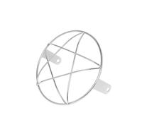 EUQIXMR HeadLight Assembly 7 Inch Motorcycle Universal Vintage Headlight Protector Retro Grill Light Lamp Cover For MV Agusta Chopper Cafe Racer(A Chrome)