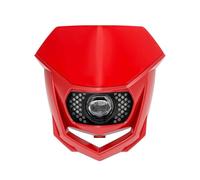 EUQIXMR HeadLight Assembly For Suzuki DRZ125 DRZ125L DRZ250 DRZ400 DRZ400E RMX250 Headlight Headlamp Universal Dirt Bike Off-road Motocross Light(Headlight Mask Red)