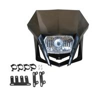 EUQIXMR HeadLight Assembly Motorcycle Headlight Plate Enduro Dirt Bike Accessories Motocross Headlamp For Suzuki DRZ RMZ RM 85 125 250(Black)