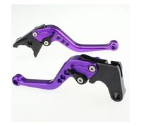 EUQIXMR Motorcycle Clutch For Y&amaha YZF R125 YZF-R125 R 125 YZF R125 2008-2013 2009 2010 2011 2012 Motorcycle Brake Clutch Levers(Short purple)