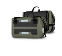 EUQIXMR Motorcycle Saddle Bag Outdoor Large Capacity Luggage Storage Panniers for CRF1000L CRF1100L for Africa Twin ADV(Green)
