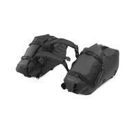 EUQIXMR Motorcycle Side Bags Waterproof 18L 48L Motorcross Pannier Bag Saddle Bags for Y&amaha(28L Black)