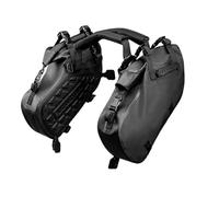 EUQIXMR Motorcycle Side Bags Waterproof 18L 48L Motorcross Pannier Bag Saddle Bags for Y&amaha(Black 48L)
