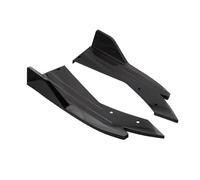 EUQIXMR Rear Bumper Lip Diffuser Splitter Canard Front Spoiler For Mitsubishi For Lancer 6 7 8 9 10 For Evolution For EVO X(Black)