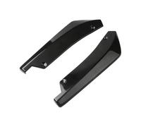 EUQIXMR Rear Bumper Lip Wrap Angle Diffuser Splitter Canard Spoiler Protector For Golf Mk8 MK7 MK7.5 MK6 MK5 For GTI GTD GTE R RL&INE(Black)