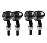 EUQIXMR Turning Blinker For Aprilia Rs 660 125 For Shiver 750 Rs660 Rs125 Rsv4 Rsv4r Motorcycle Flasher Lamp Turn Signal Lights 12V 8mm Indicator Blinker(4Piece-Sm-oke)