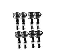 EUQIXMR Turning Blinker For PCX 125 CB1000R CB125R For Shadow VT750 Motorcycle Flasher Lamp Turn Signal Lights 12V 8mm Indicator Blinker(8Piece Transparent)