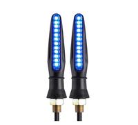 EUQIXMR Turning Blinker For Triumph Motorcycle Turn Signal Lights Flashing Signal Lamp(BLUE,1 Pair)