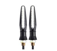EUQIXMR Turning Blinker Motorcycle Turn Signal Lights Flashing Signal Lamp For Suzuki VZ800 For Bandit 650S DL1000 GSF 650 1250 1200 For Bandit(White,1 Pair)