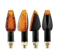 EUQIXMR Turning Blinker Motorcycle Turn Signals Indicator Blinker Light Flashing Lamp For CB1000R CB125R PCX125 NC750X VT750 600 VT600(Amber,4Pieces)