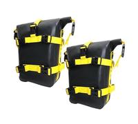 EUQIXMR Universal Motorcycle Frame Crash Bars Waterproof Bag Repair Tool Placement Bag for Suzuki(Black Yellow)