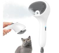 Euqvunn Steam Cat Brush with Release Button, [Ultra-Quiet Design/Comfo