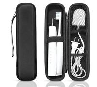 Euqvunn Toothbrush Case, Polyester, Black