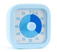 Euqvunn Visual Timer for Kids, 60 Minute Visual Countdown Timer with Silent Operation, Kids Time Management Tools for Desk Study,Cooking (Blue)