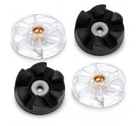 EUQWOSDD 2 Set Blender Gear Replacement Parts for Nutribullet 600W 900W, 2 Blade Rubber Gears + 2 Motor Base Top Gears, Nutribullet Blender Repair Accessories