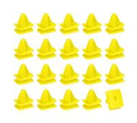EUQWOSDD 20Pcs Wheel Arch Flare Clips, OEM 30622764 30640897 Yellow Trim Moulding Fasteners, Compatible with Volvo V60 XC60 XC90 2016-On