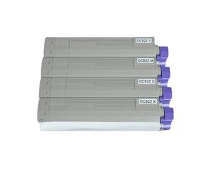 EUR 4 PCS Compatible For OKI 822 ，Compatible For Okidata C822 C822n C822dn Color Toner Cartridge 44844616 15 14 13 TYPE C7 43837112 11 10 09